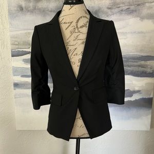 The Limited black blazer with slight shoulder pads